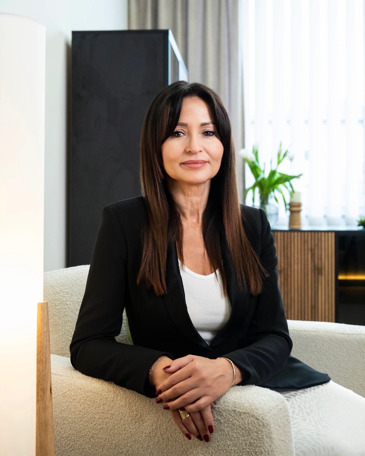Anna Stefanowska w gabinecie psychoterapii Ku Sensowi