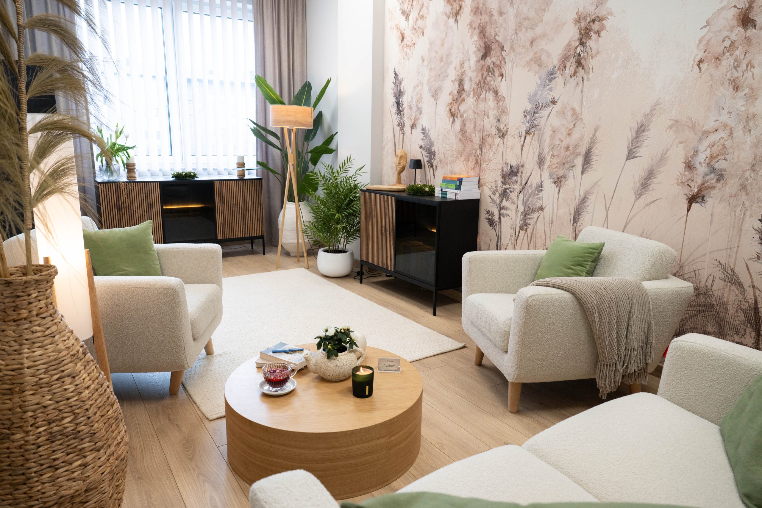 Gabinet psychoterapii Ku Sensowi - przytulne wnętrze